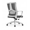 Кресло SitUp CUBE White chrome (сетка Grey/Grey)*